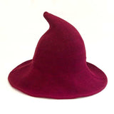 Halloween Folding Knit Hat Peaked Witch Hat