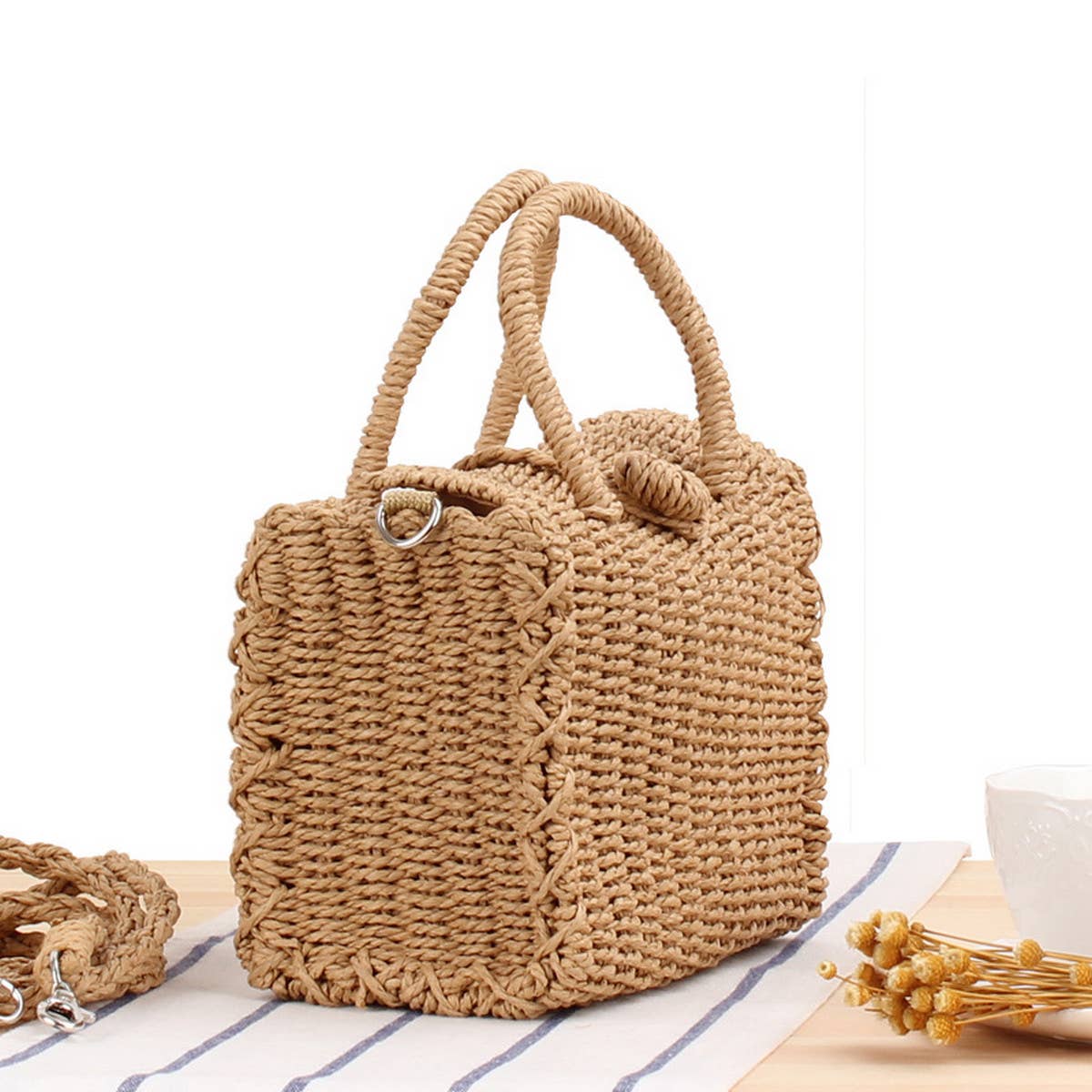 Two-Purpose Casual Woven Bag_Cwab2104