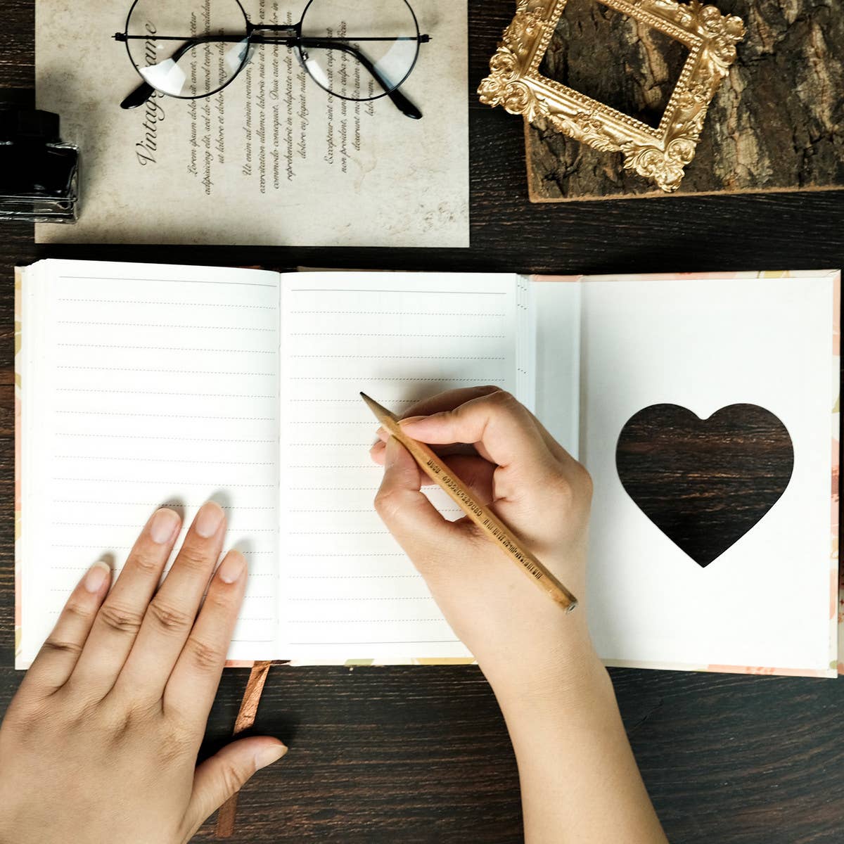 BEST SELLING ROSE COVER HARD COVER NOTEBOOK_CWMM1848