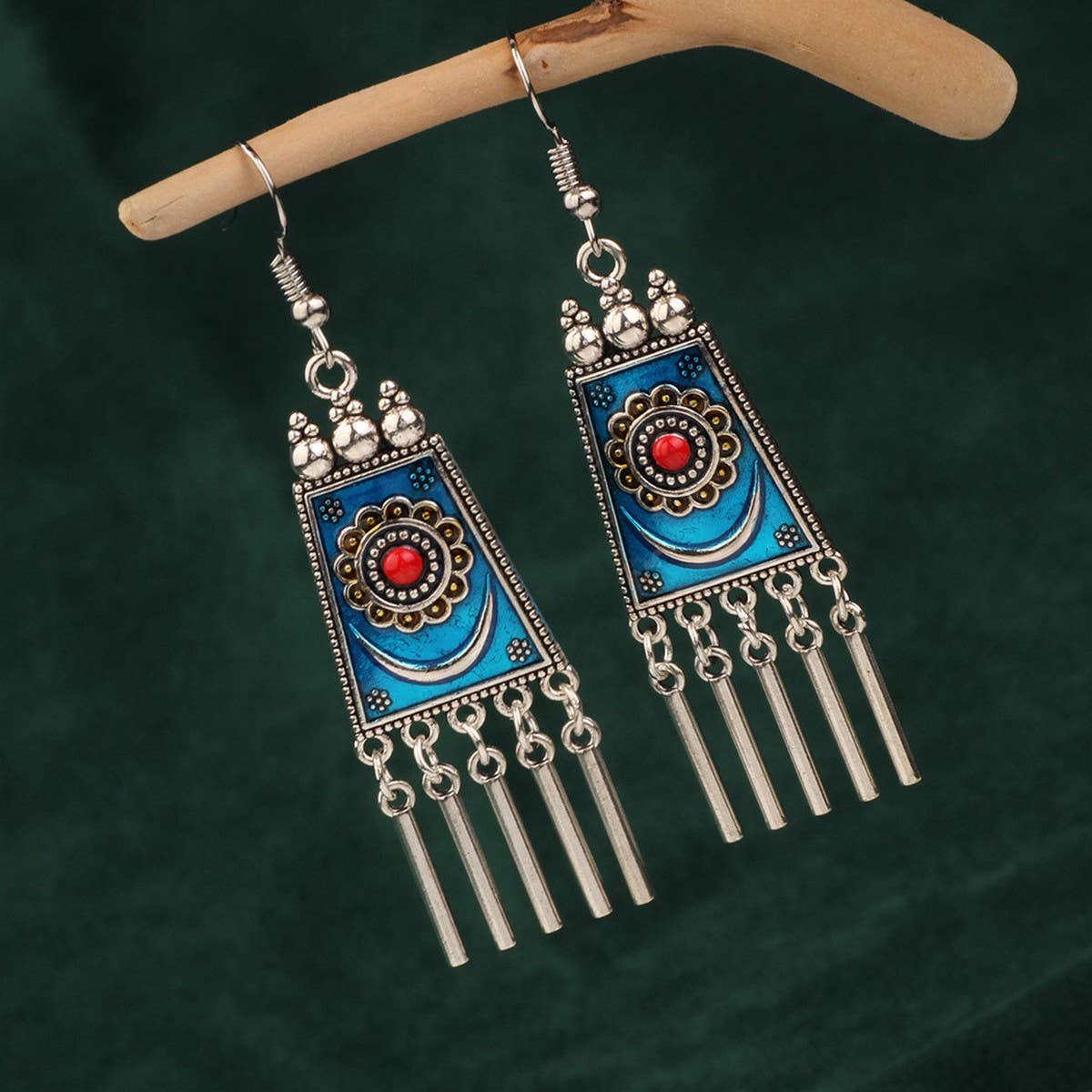 NEW RETRO ETHNIC STYLE LONG TASSEL EARRINGS_CWAJE3994