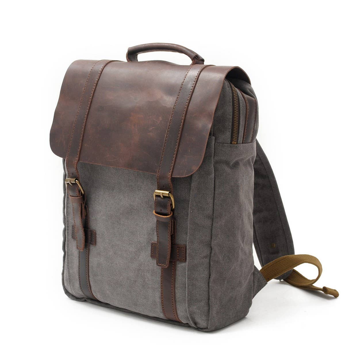 MEN S RETRO CANVAS TRAVEL LAPTOP BACKPACK_CWAB5533
