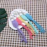 HANDCRAFTED BRAIDED KEY RING KEYCHAIN_CWMM1580