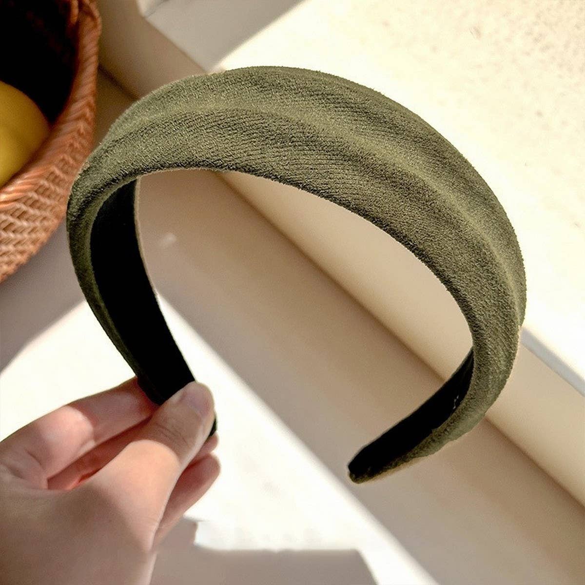 Velvet Headband Women Chic Wide Hair Hoop_Cwaha07778