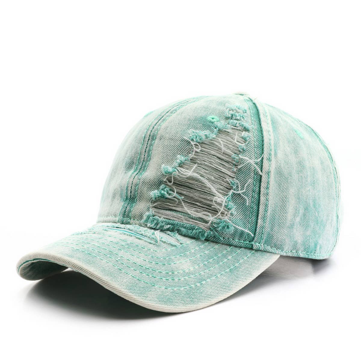 Cwah3216_Personalized Retro Solid Color Washed Baseball Cap