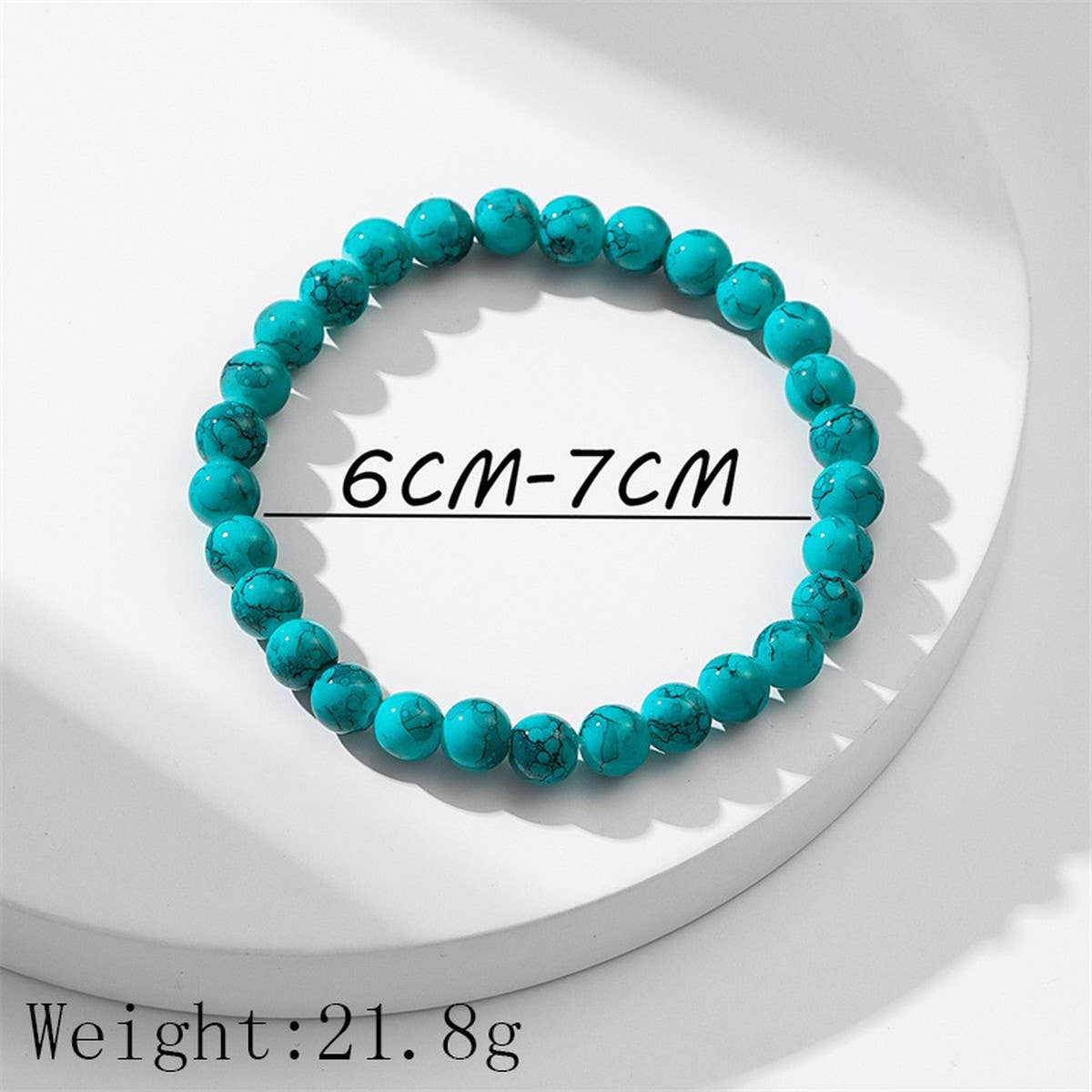 Women'S Boho Turquoise Beaded Anklet Handmade_Cwmm6349