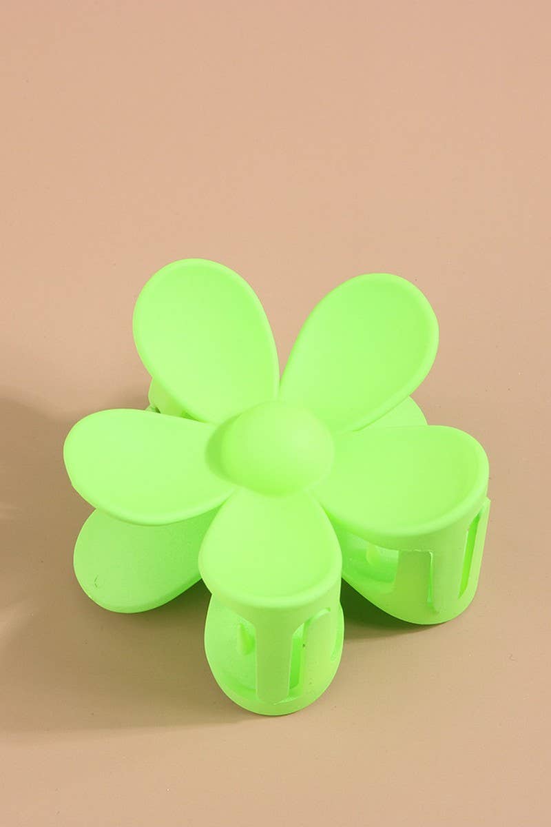 Cwaha0574_Flower Shark Claw Clip Hair Clip