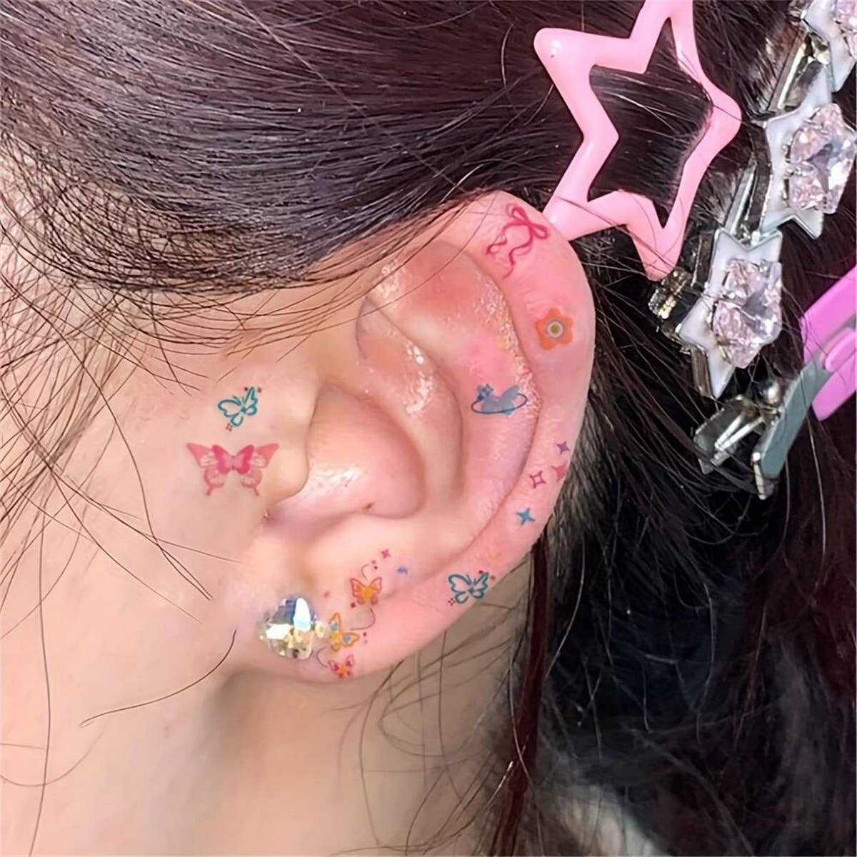 DOPAMINE EAR TATTOO STICKERS HYUNA STYLE FUN_CWMM8232