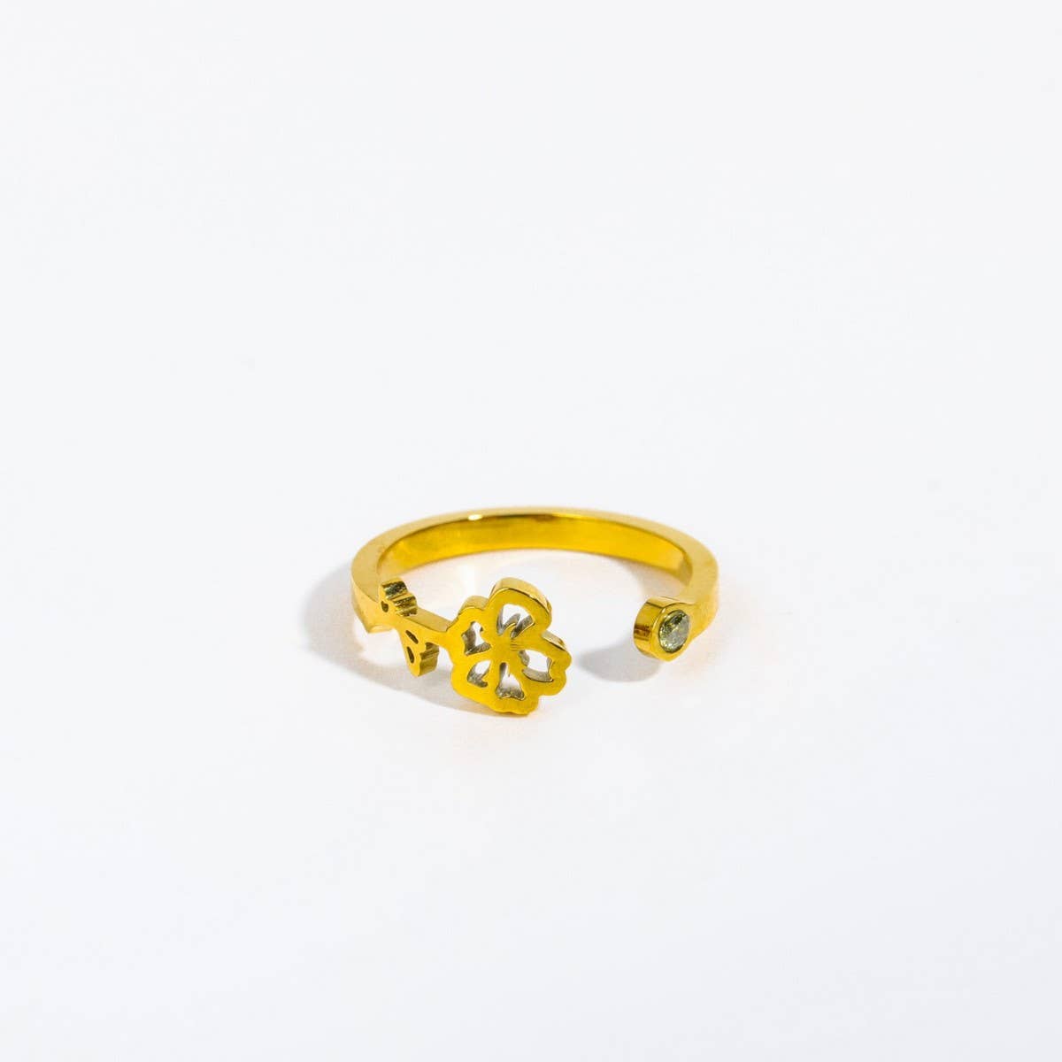 DECEMBER COLORED ZIRCONIA OPEN RING_CWMM5739