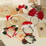 Christmas Party Hat Feather Headband Decor_Cwmm10585