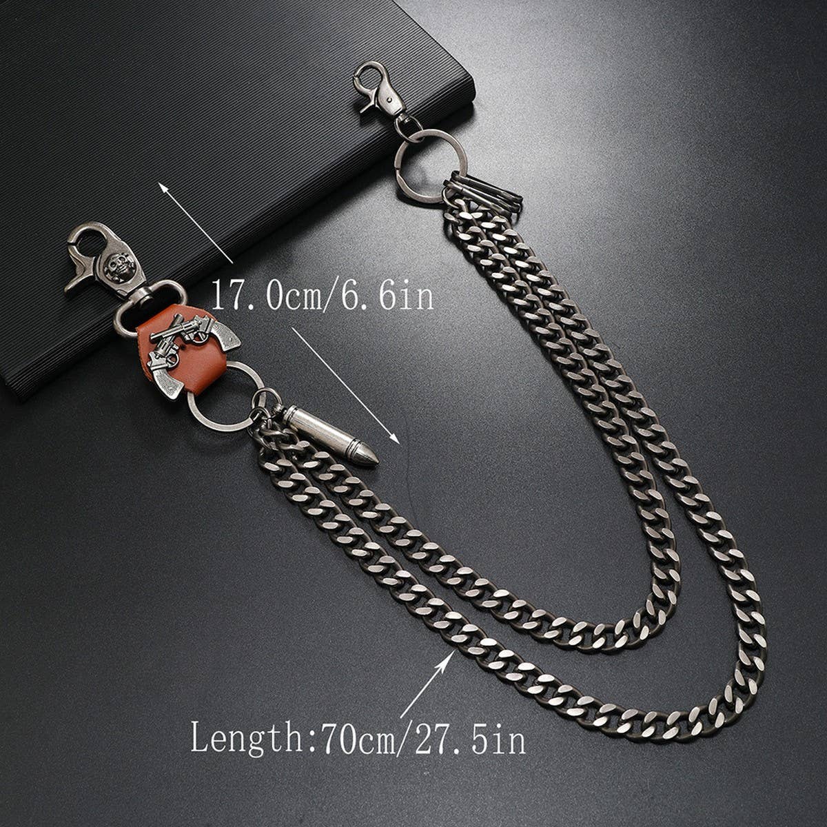 PUNK HIP HOP JEANS WORKWEAR METAL TROUSER CHAIN_CWMM4832