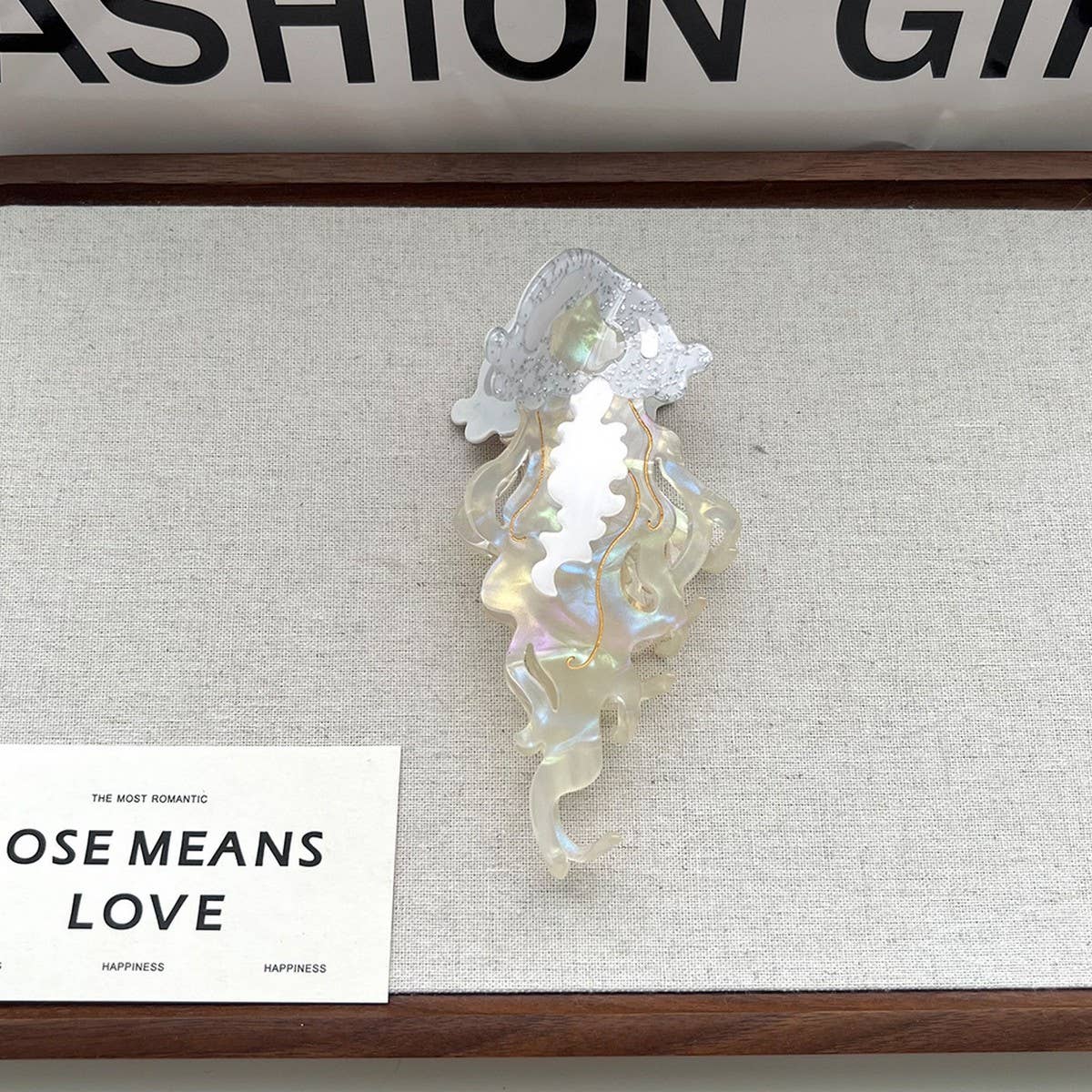 NEW JELLYFISH ACETATE CARTOON HAIR CLIP SSCWAHA5716