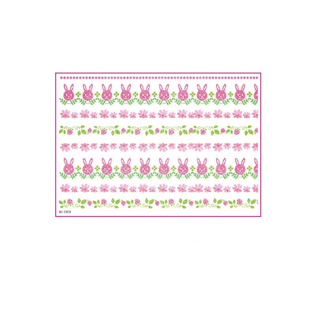 EASTER GLITTER WATER TRANSFER STICKERS FOR CANDLES_CWMM8367