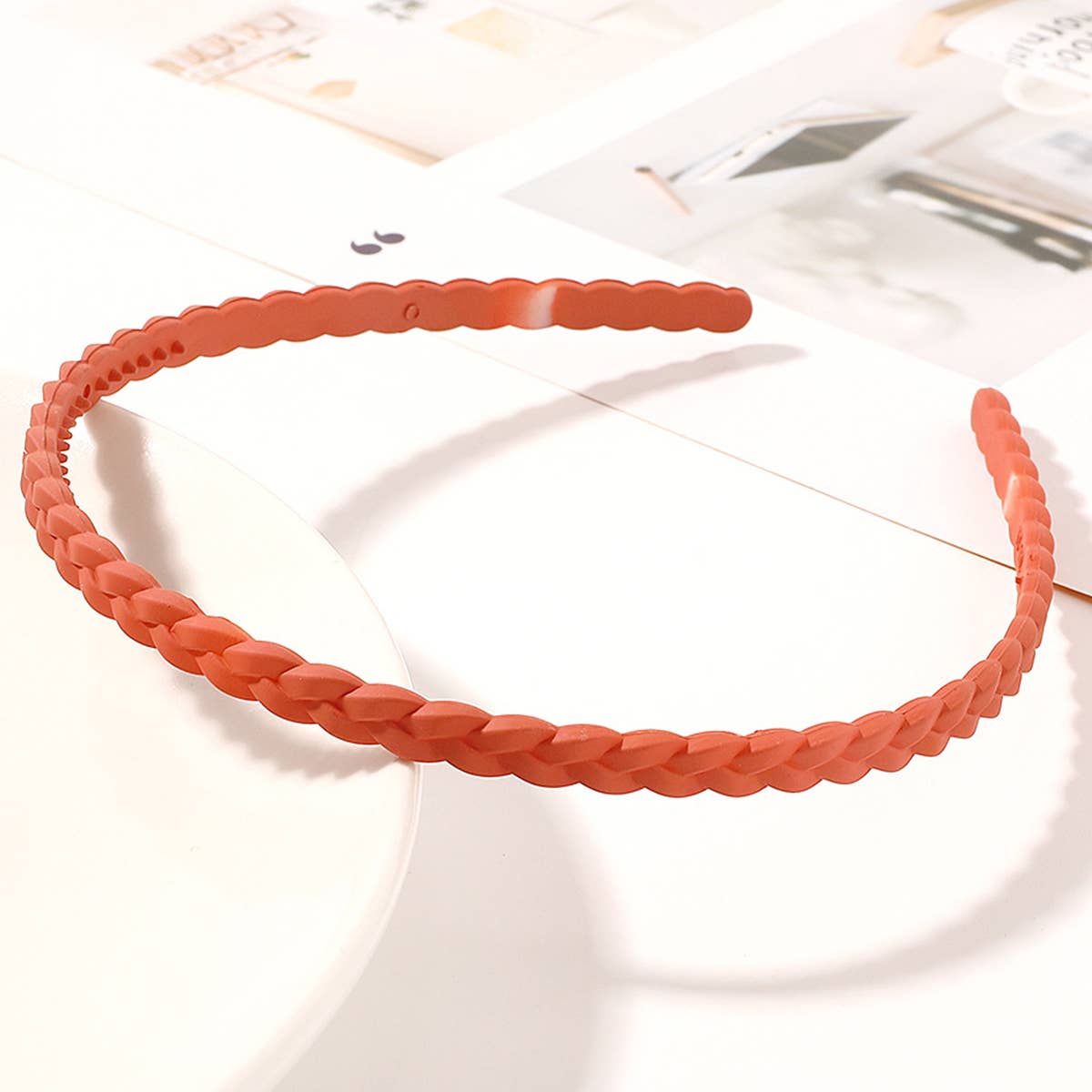 BRAIDED DESIGN HEADBAND_CWAHA0216