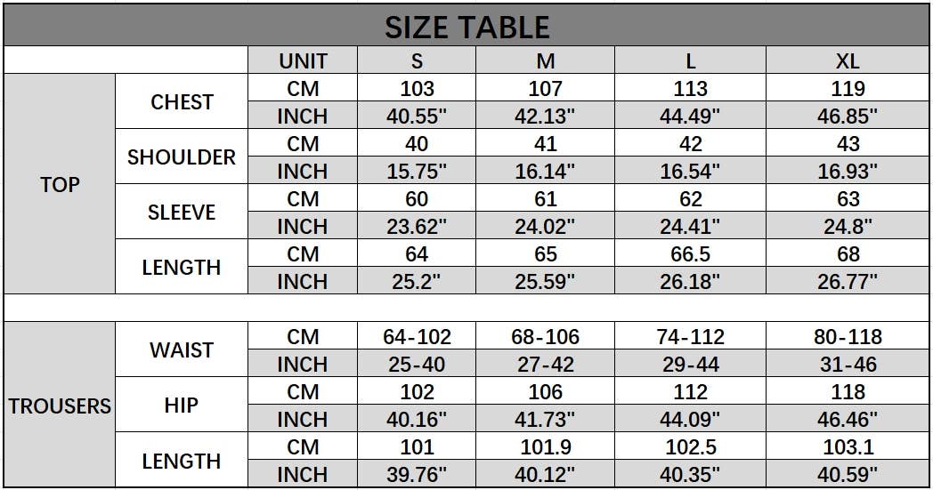 Waffle Long Sleeve Shirt And Trousers Two Sets