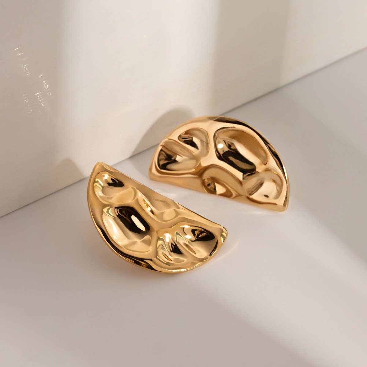 High-Grade 18K Gold Stainless Steel Earrings_Cwmm2358