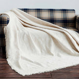 SOLID COLOR COTTON SOFA THROW BLANKET_CWMM9646