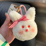 CUTE WOOL BUNNY CAR KEYCHAIN PENDANT ACCESSORIES_CWMM2601