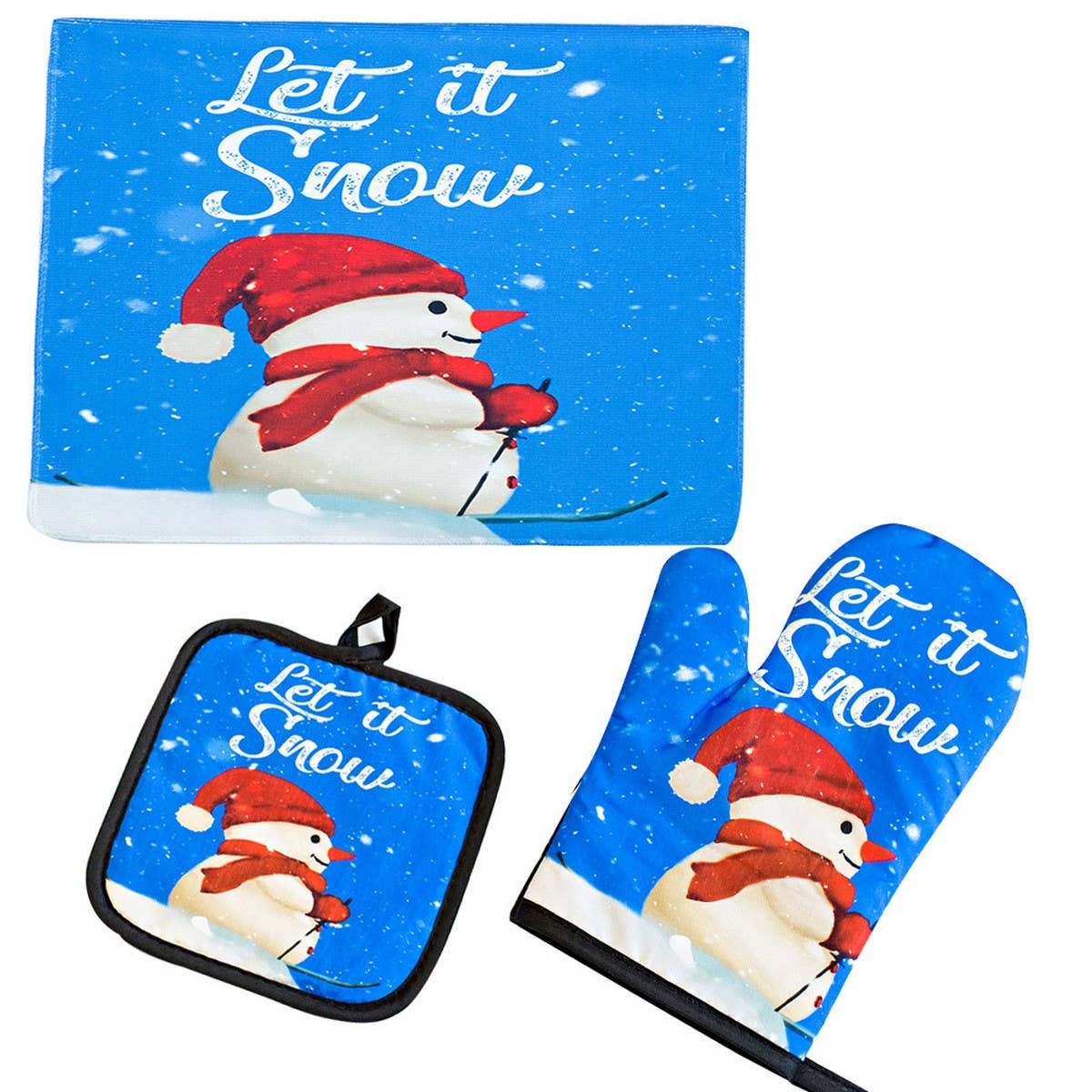 CHRISTMAS SERIES SCALDING GLOVES THREE PIECE SET_CWMM1463