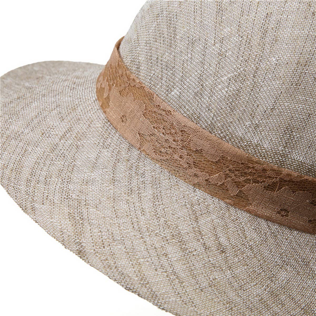 SUMMER SMALL FRESH SUN HAT BIG BRIM BEACH HAT_CWAH1456