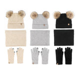 CHILDRENS WOOL WARM KNITTED THREE PIECE SUIT_CWMM2783
