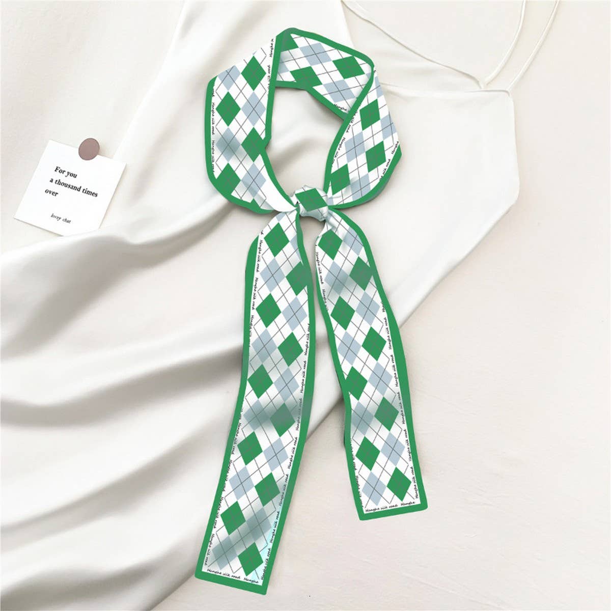 Versatile Retro Diamond Grid Fashion Headband