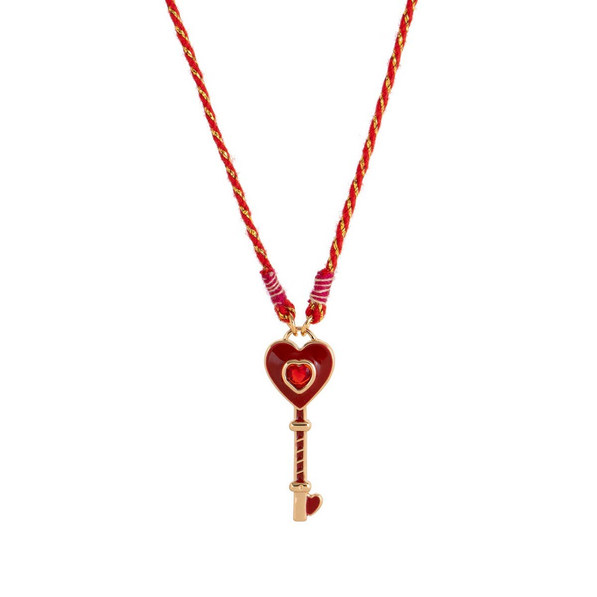 COLORFUL DOPAMINE LOVE LIPS PENDANT NECKLACE_CWMM5300