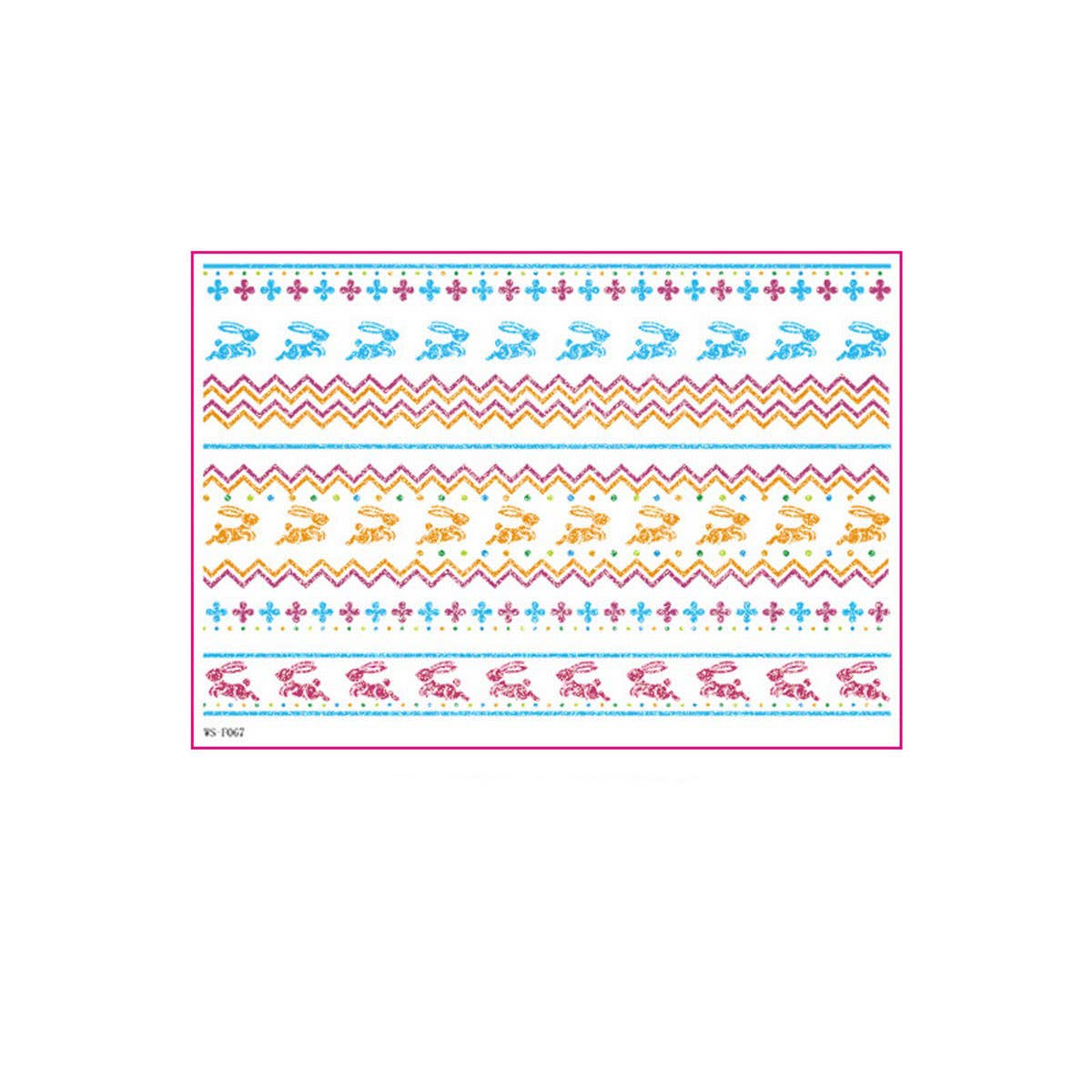 EASTER GLITTER WATER TRANSFER STICKERS FOR CANDLES_CWMM8367