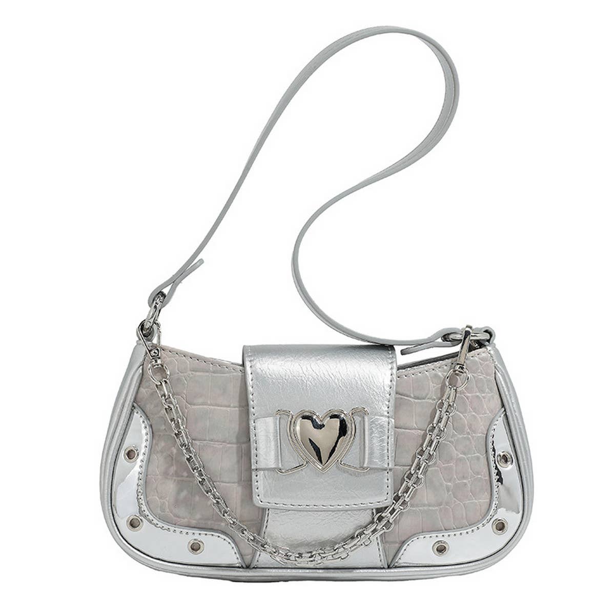 GYM STYLE RIVET SHOULDER BAG_CWAB2987