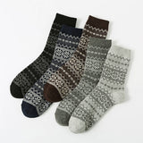 5 PAIRS OF MEN WINTER THICK WARM MID TUBE SOCKS_CWMS0685
