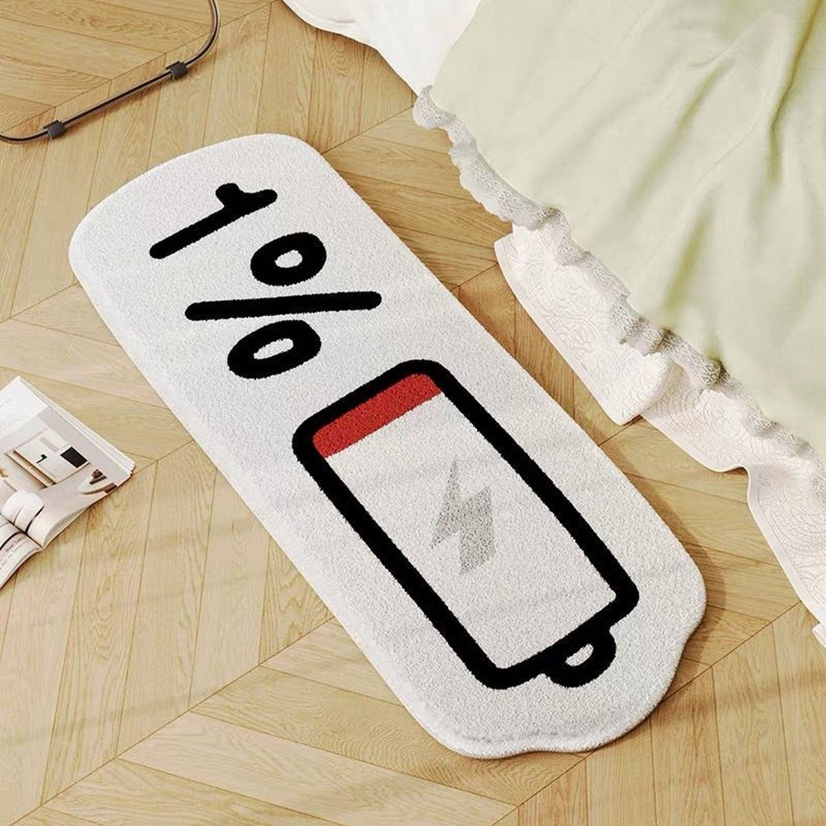 FAUX CASHMERE RUNNER RUG SOFT THICK BEDSIDE MAT_CWMM7393