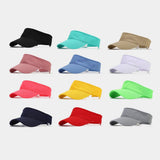 SOLID VISOR HAT SPORTS HIKING MARATHON SUN CAP_CWAH3287