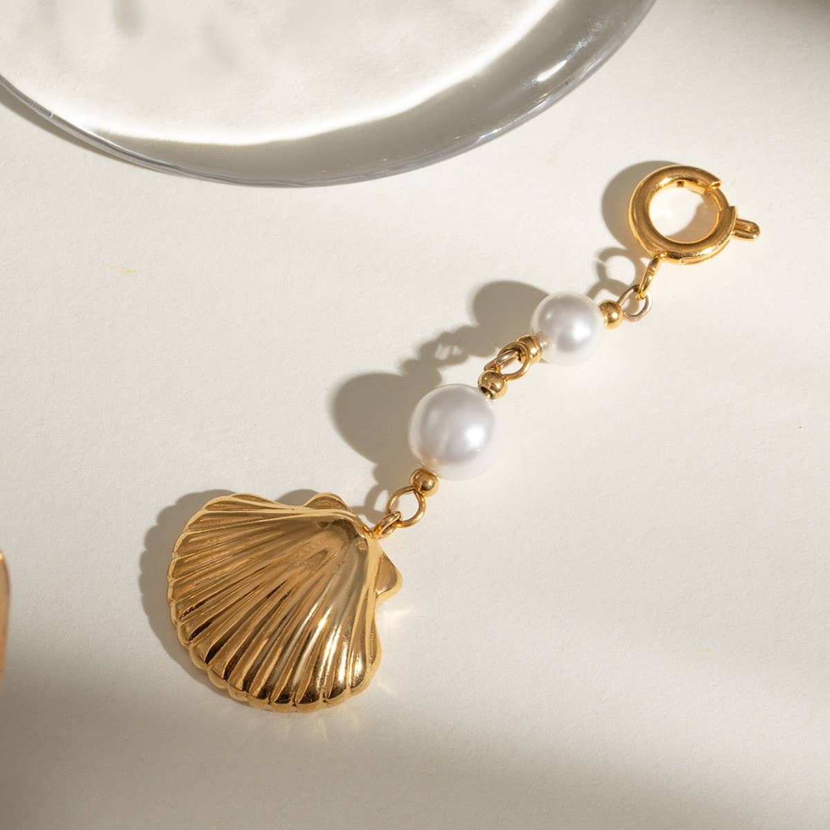 BIKINI STAINLESS STEEL PEARL SHELL PENDANT_CWMM4680