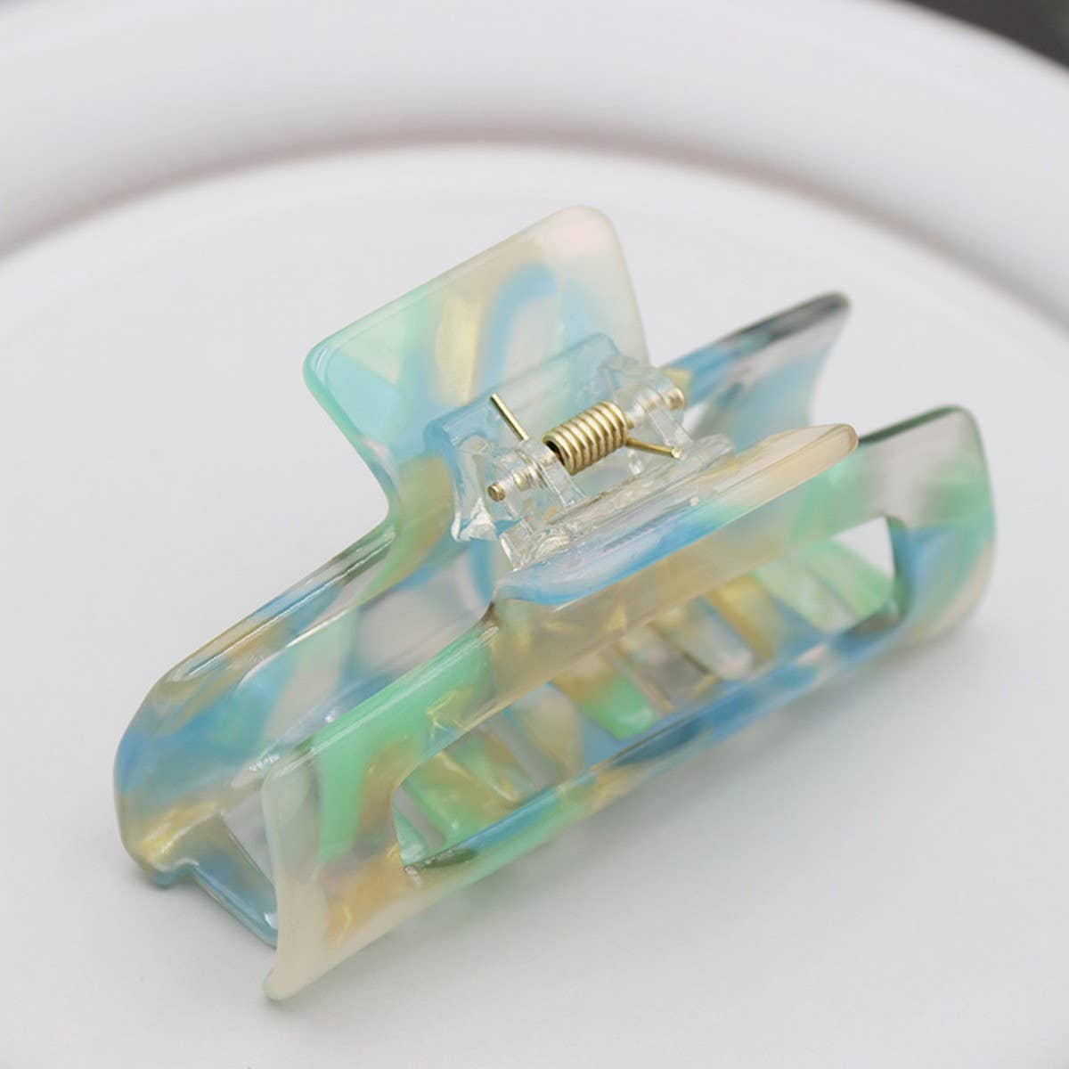 COLORFUL MERMAID HOLLOW SQUARE HAIRPIN_CWAHA2609