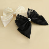 SMALL PEARL LACE BOW HAIRPIN_CWAHA1809