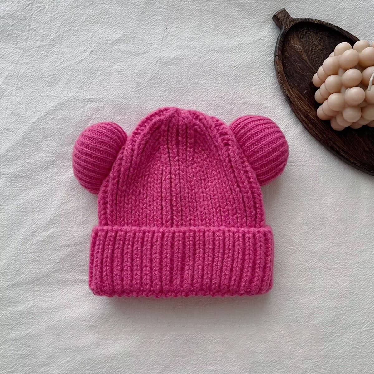 CUTE EARS CHILDRENS FASHIONABLE WARM KNITTED HAT_CWAH2932