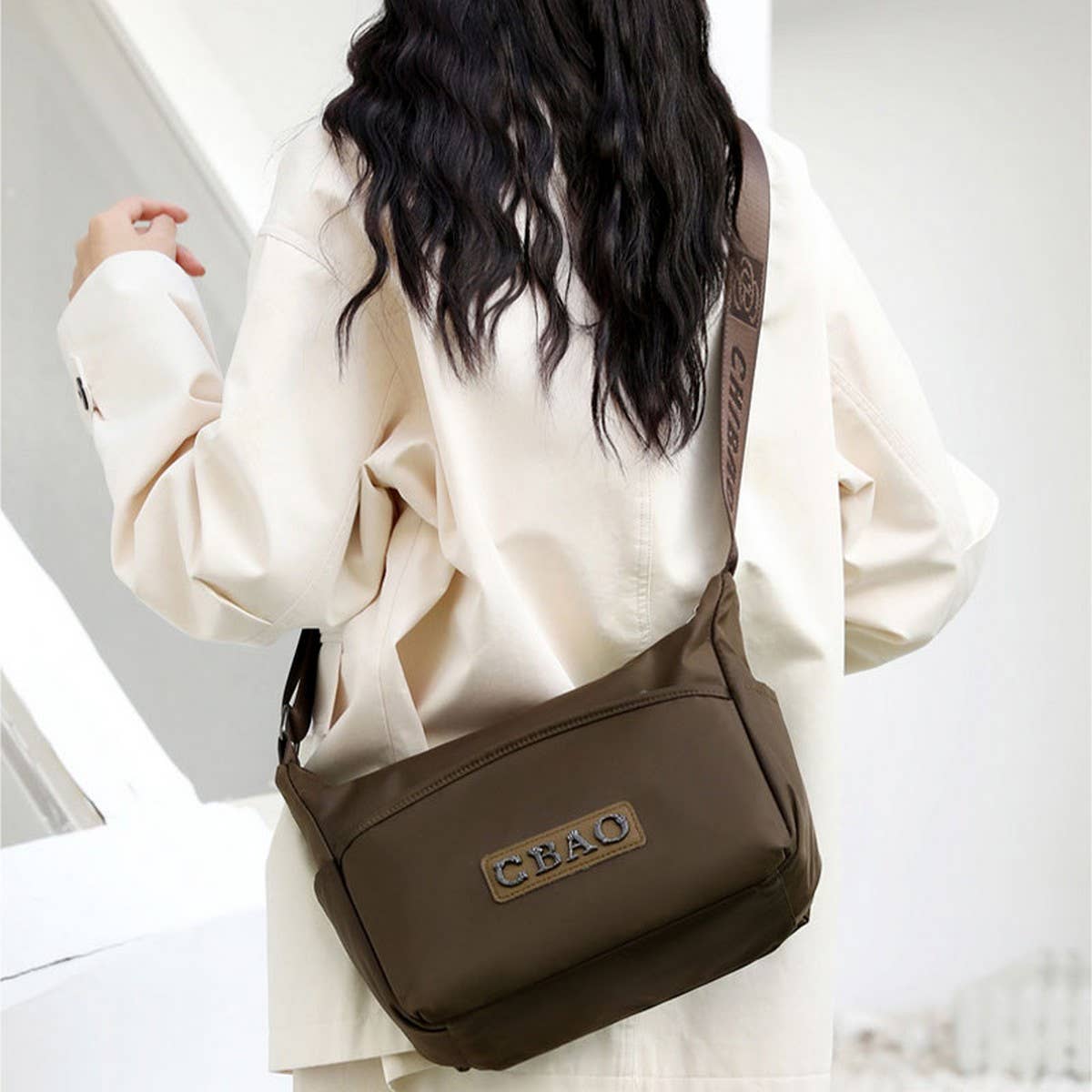 FASHION CASUAL LIGHTWEIGHT SHOULDER MESSENGER BAG_CWAB3534