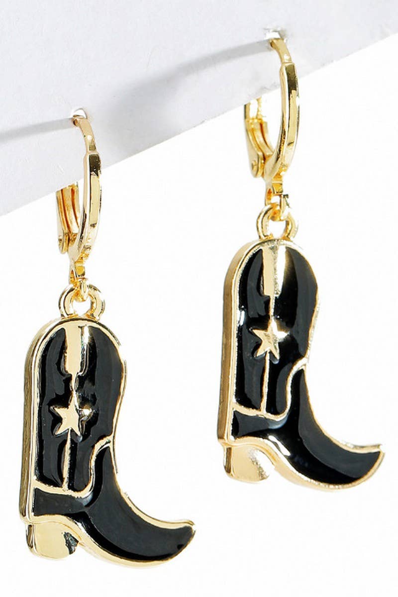 Cwaje1213_Cow Boy Pink Earring(Ella)