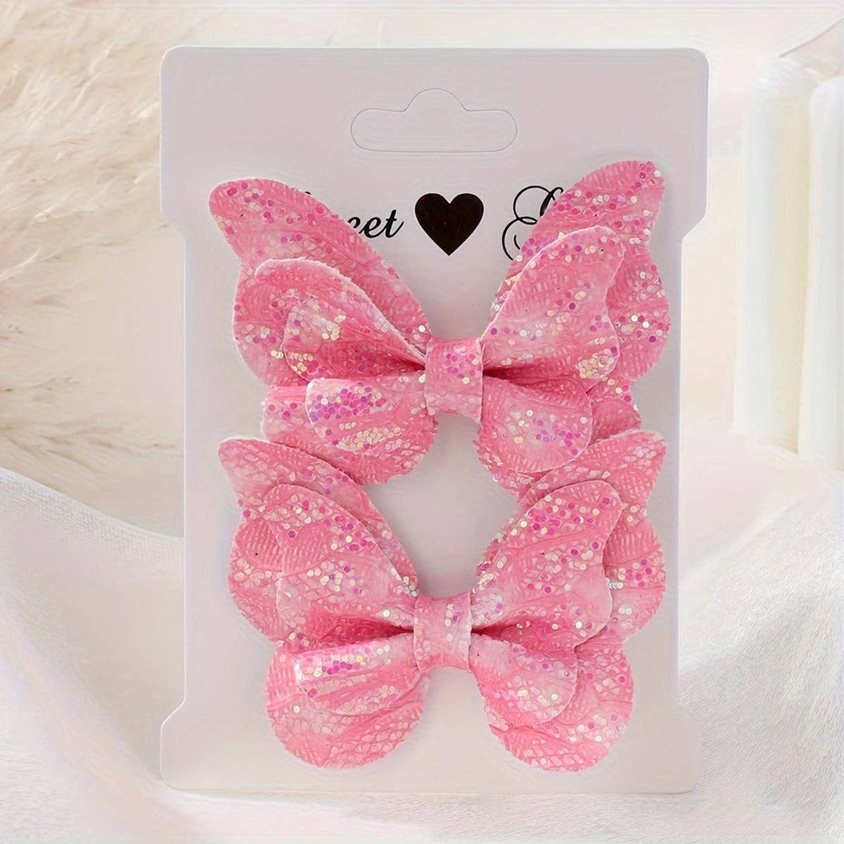 3D GRADIENT GLITTER BOW BABY HAIR CLIP_CWAHA6755