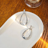 SIMPLE AND VERSATILE GEOMETRIC OVAL EARRINGS_CWAJE1874