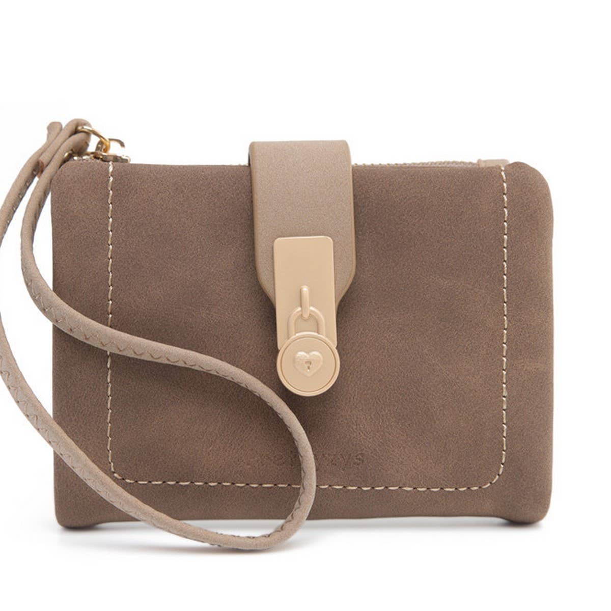 Short Womens Solid Color Folding Coin Purse_Cwab2340