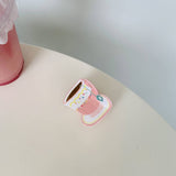 ACRYLIC COFFEE CUP HAIR CLAW CUTE SHARK CLIP_CWASC1585