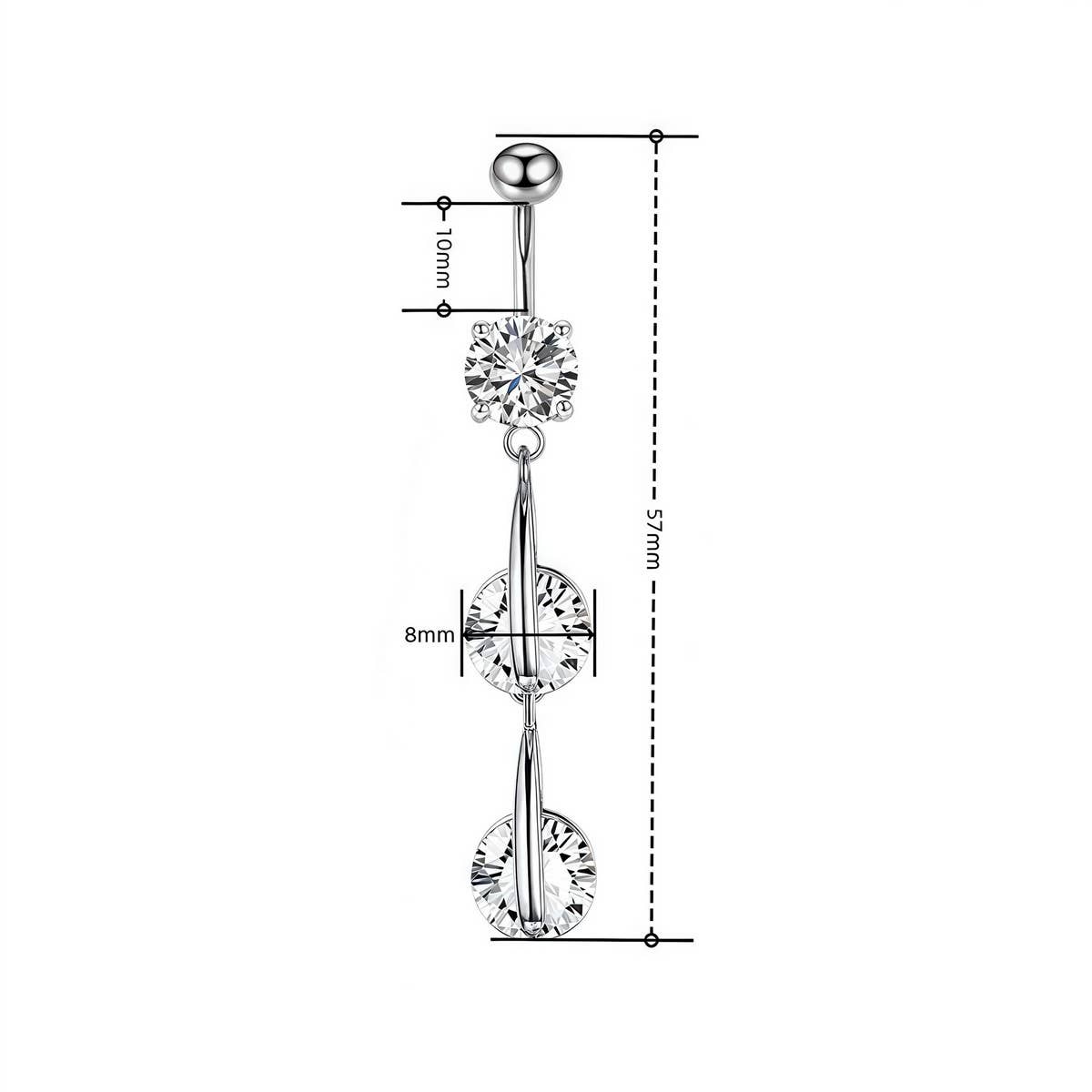 Unique Navel Ring Belly Button Piercing Jewelry_Cwmm9379