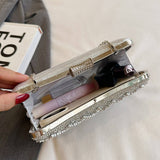DIAMOND CLUTCH SMALL BAG CELEBRITY EVENING PARTY_CWAB3245