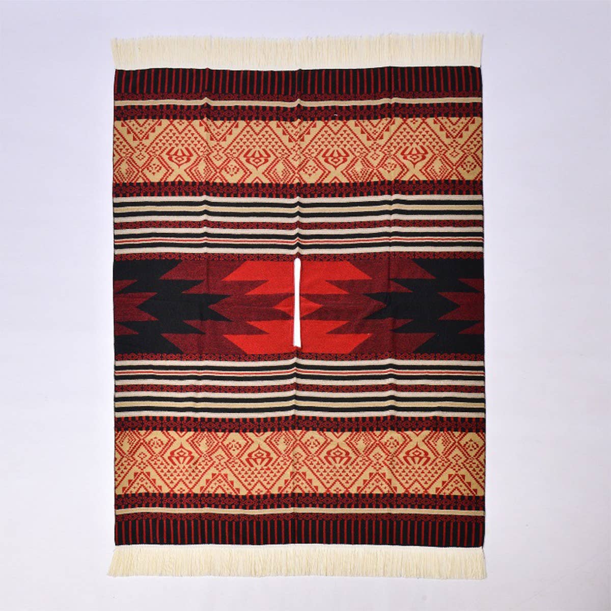 OUTDOOR WARM TASSEL JACQUARD SHAWL_CWASC0961