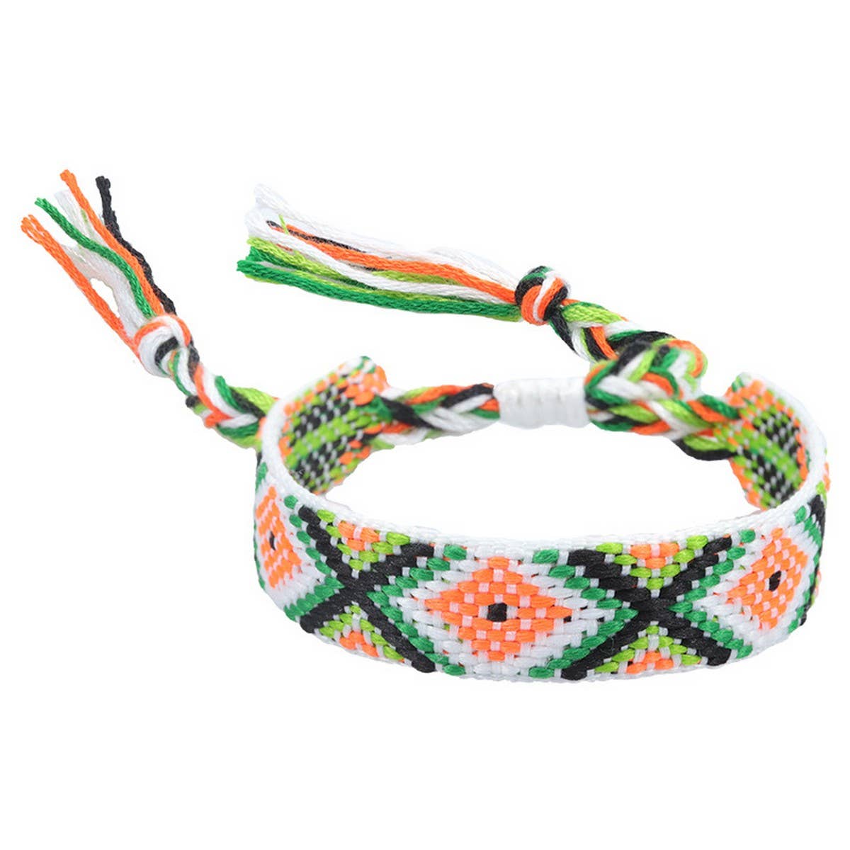 ETHNIC STYLE COLORFUL TASSEL WOVEN BRACELET_CWAJE0709