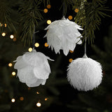 White Petal Foam Xmas Ball Tree Hanging Decor_Cwmm9676