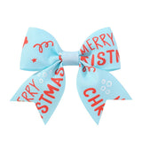 GIRLS XMAS HAIR CLIP WITH REINDEER SNOW_CWAHA6693