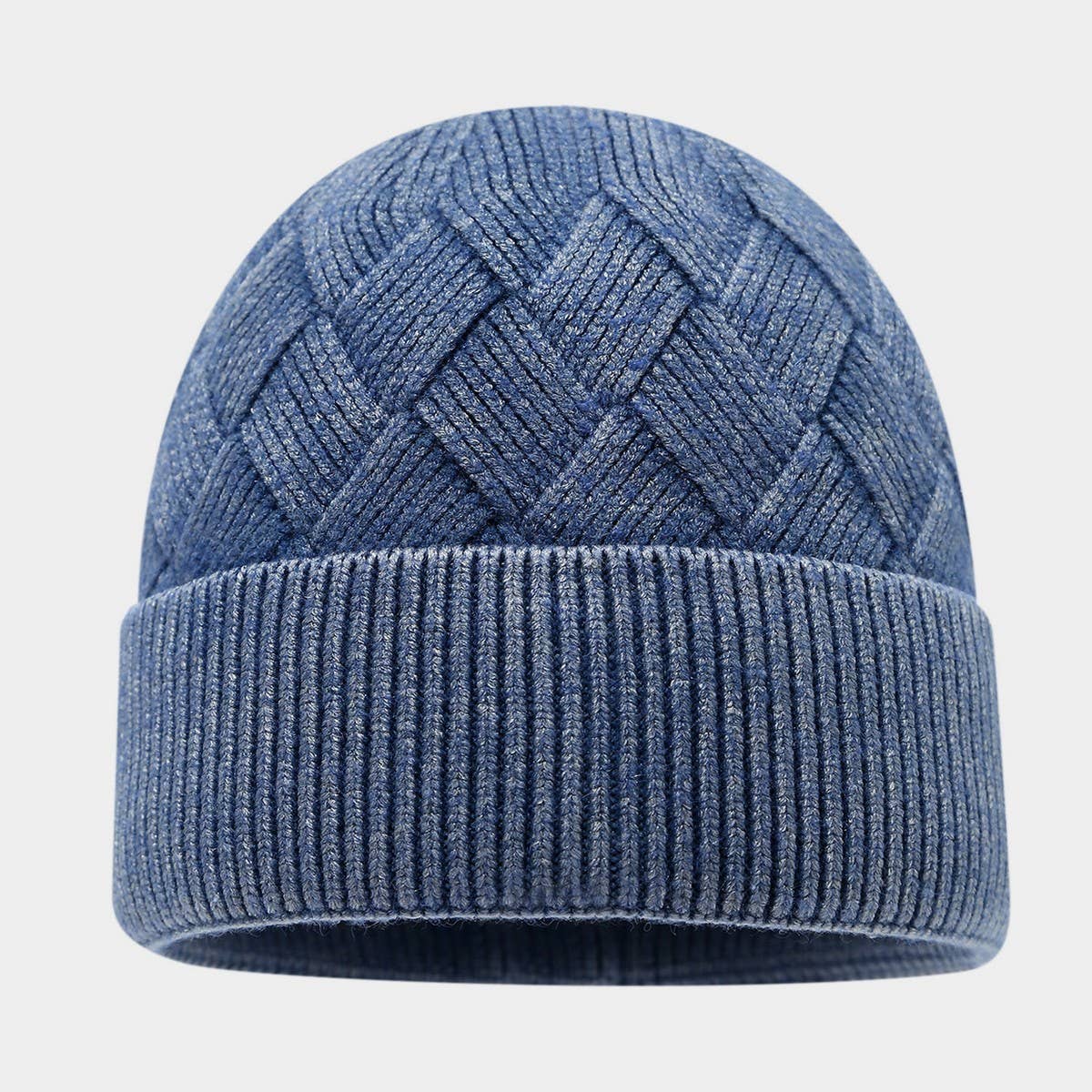 Winter Knit Beanie Hat Women Warm Ear Cover_Cwah04732