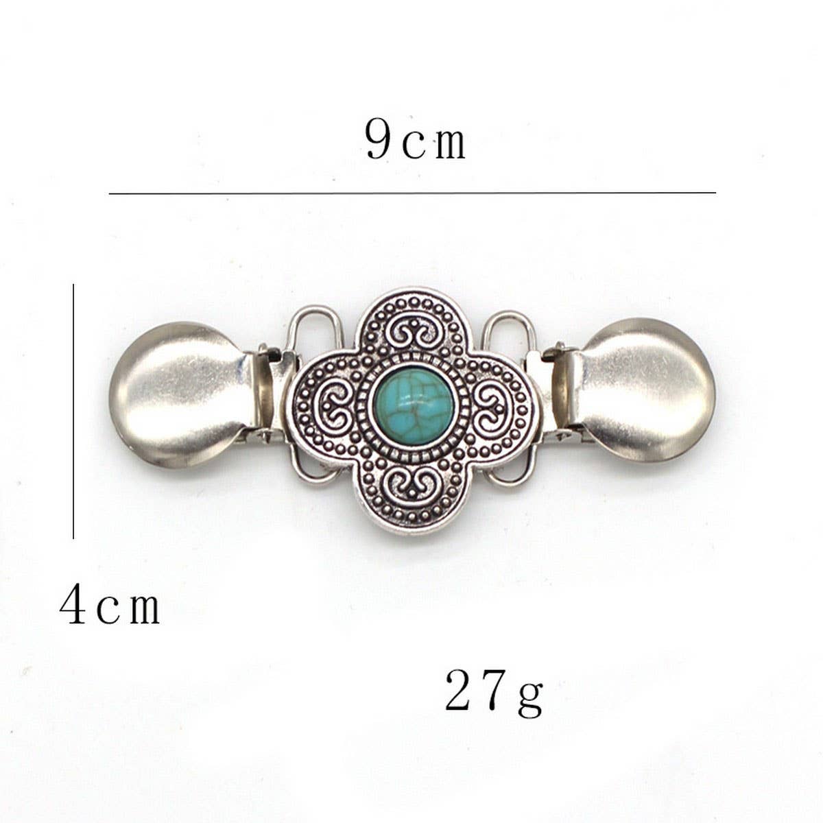 HOT SALE TURQUOISE SWEATER CLIP AND SHAWL CLIP_CWMM2209