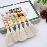 2024 NEW CUTE FLOWER TASSEL PENDANT KEYCHAIN_CWMM1570